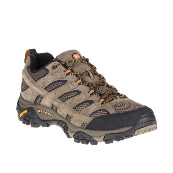 Merrell Mens Tan Suede Moab 2 Ventilator Outdoor Active Hiking Shoes Size 8 - Picture 1 of 11